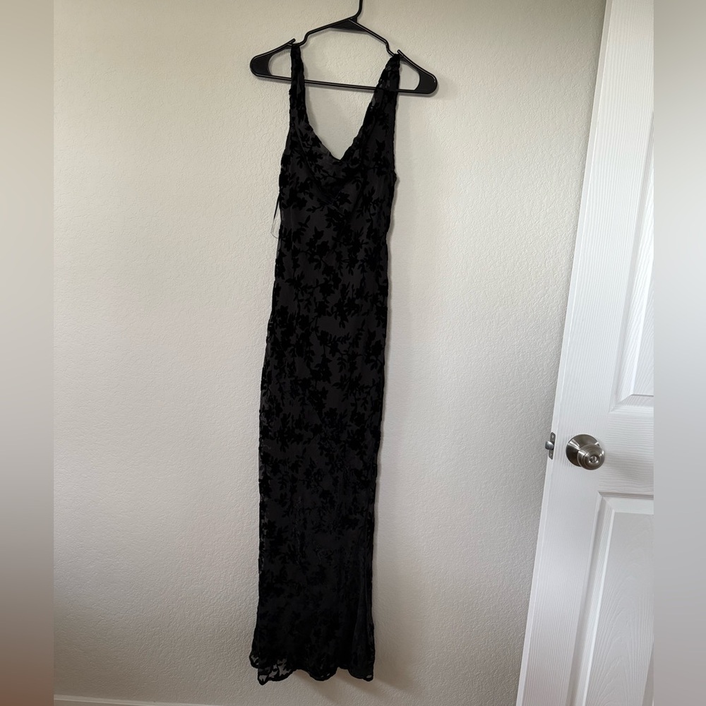 Textured Maxi Wedding Guest Dress